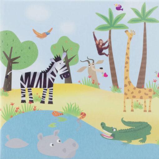 Speeldoosje Jungle met Zebra